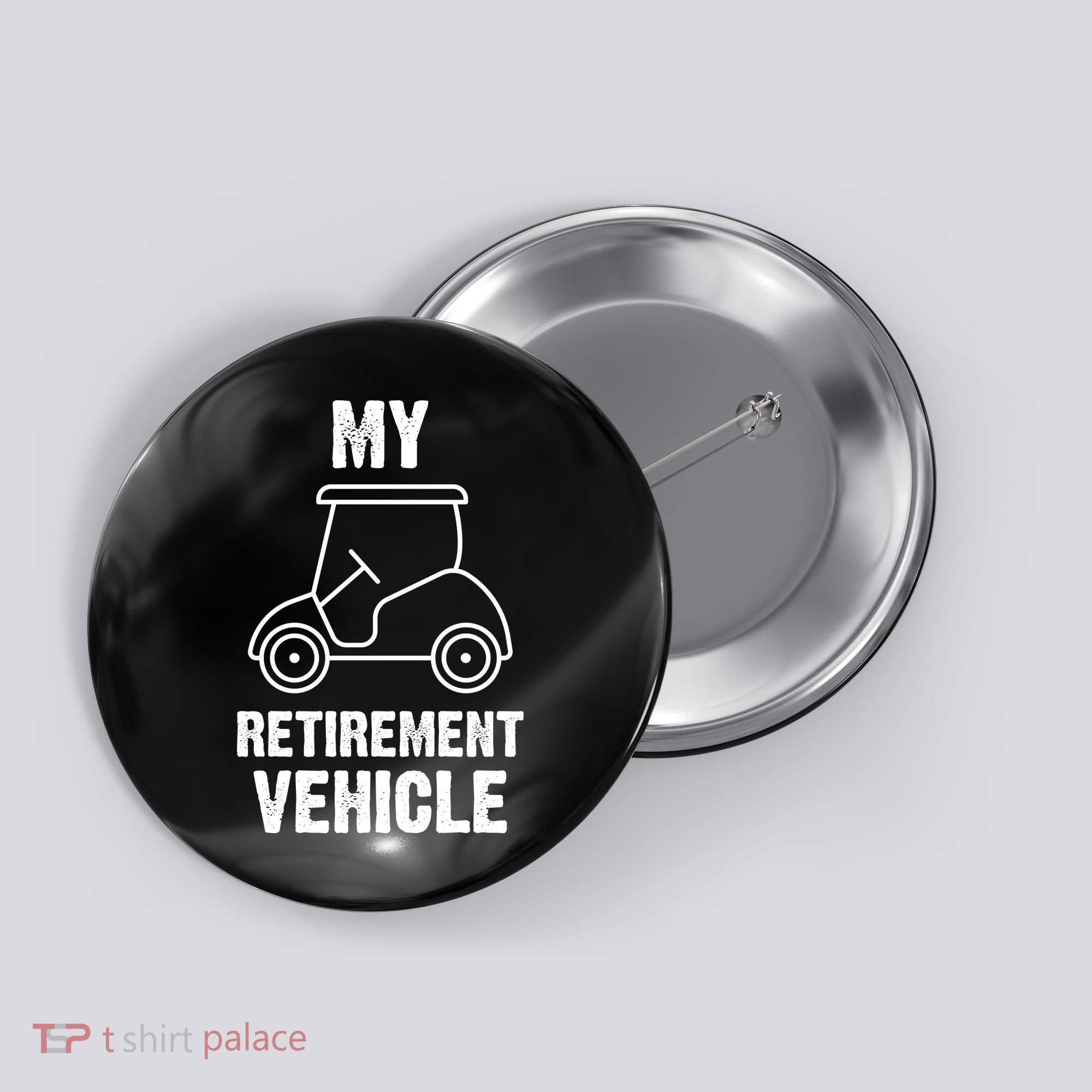 Funny Retirement Retired Golf Gift Button