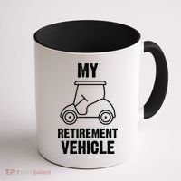 Funny Retirement Retired Golf Gift Coffee Mug thumb 1