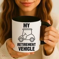 Funny Retirement Retired Golf Gift Coffee Mug thumb 3