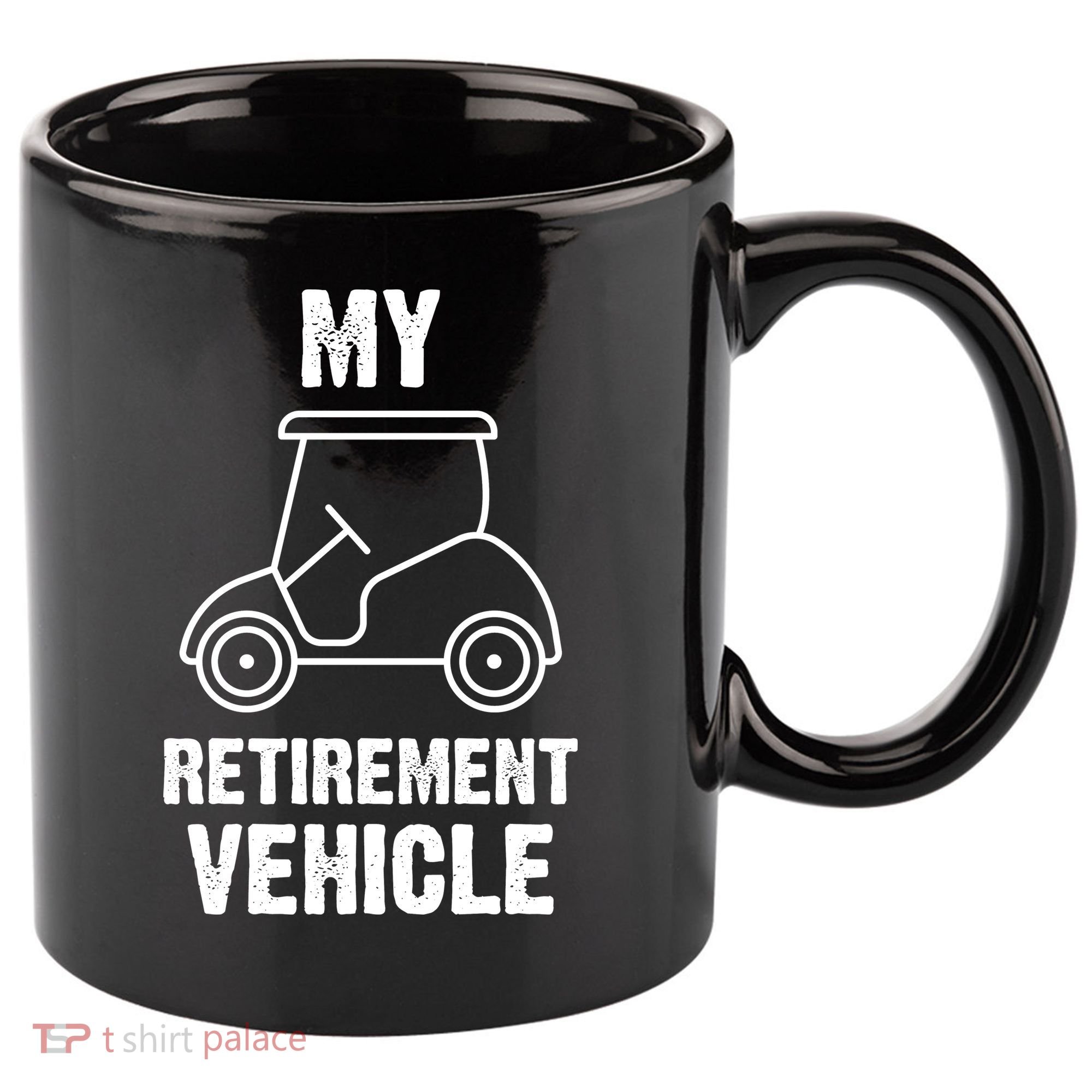 Funny Retirement Retired Golf Gift 11oz C Handle Ceramic Mug