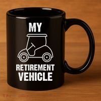 Funny Retirement Retired Golf Gift 11oz C Handle Ceramic Mug thumb 3