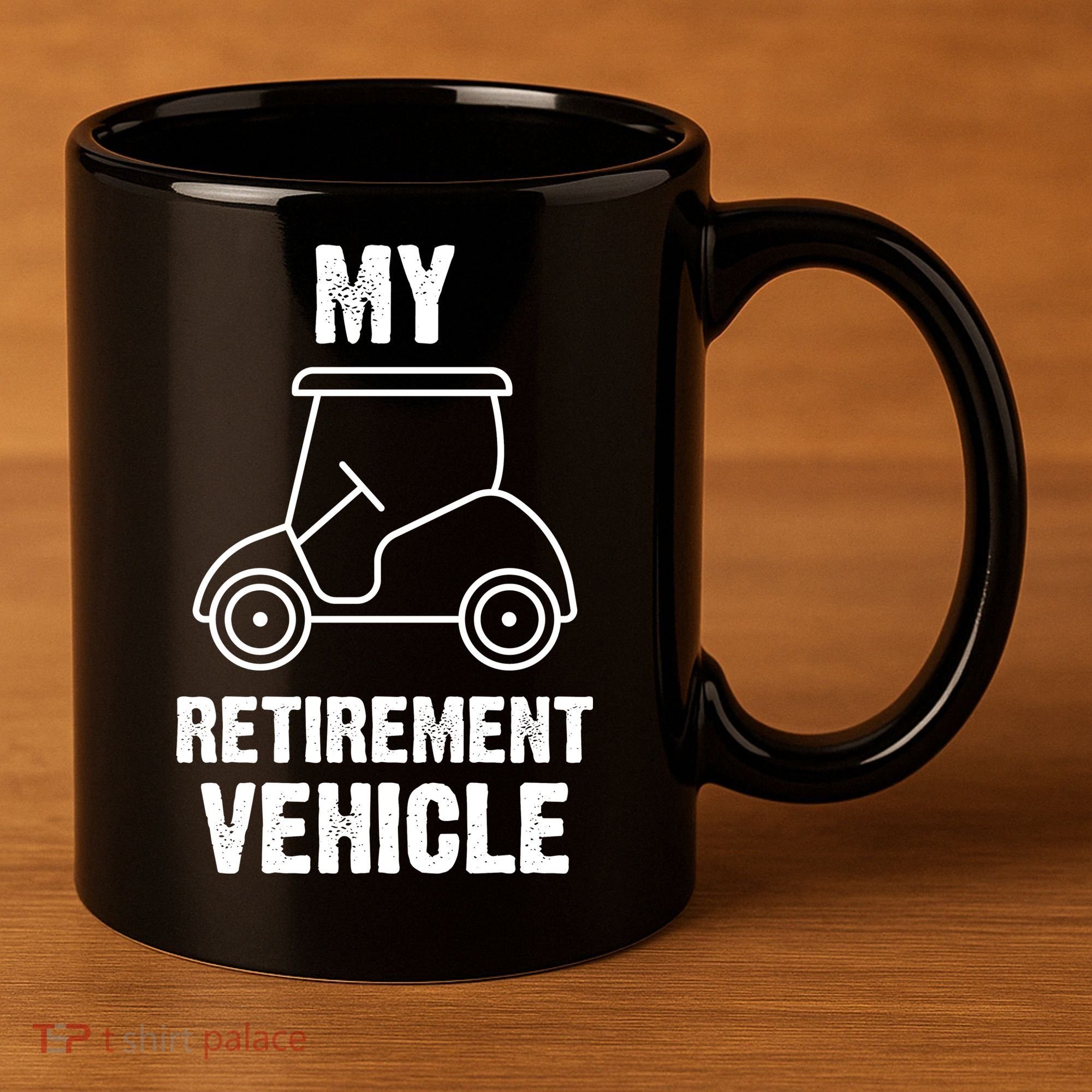 Funny Retirement Retired Golf Gift 11oz C Handle Ceramic Mug