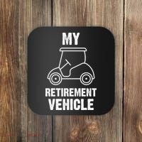 Funny Retirement Retired Golf Gift Coaster thumb 0