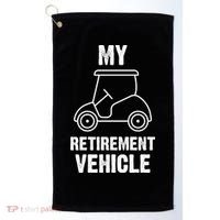 Funny Retirement Retired Golf Gift Golf Towel thumb 0