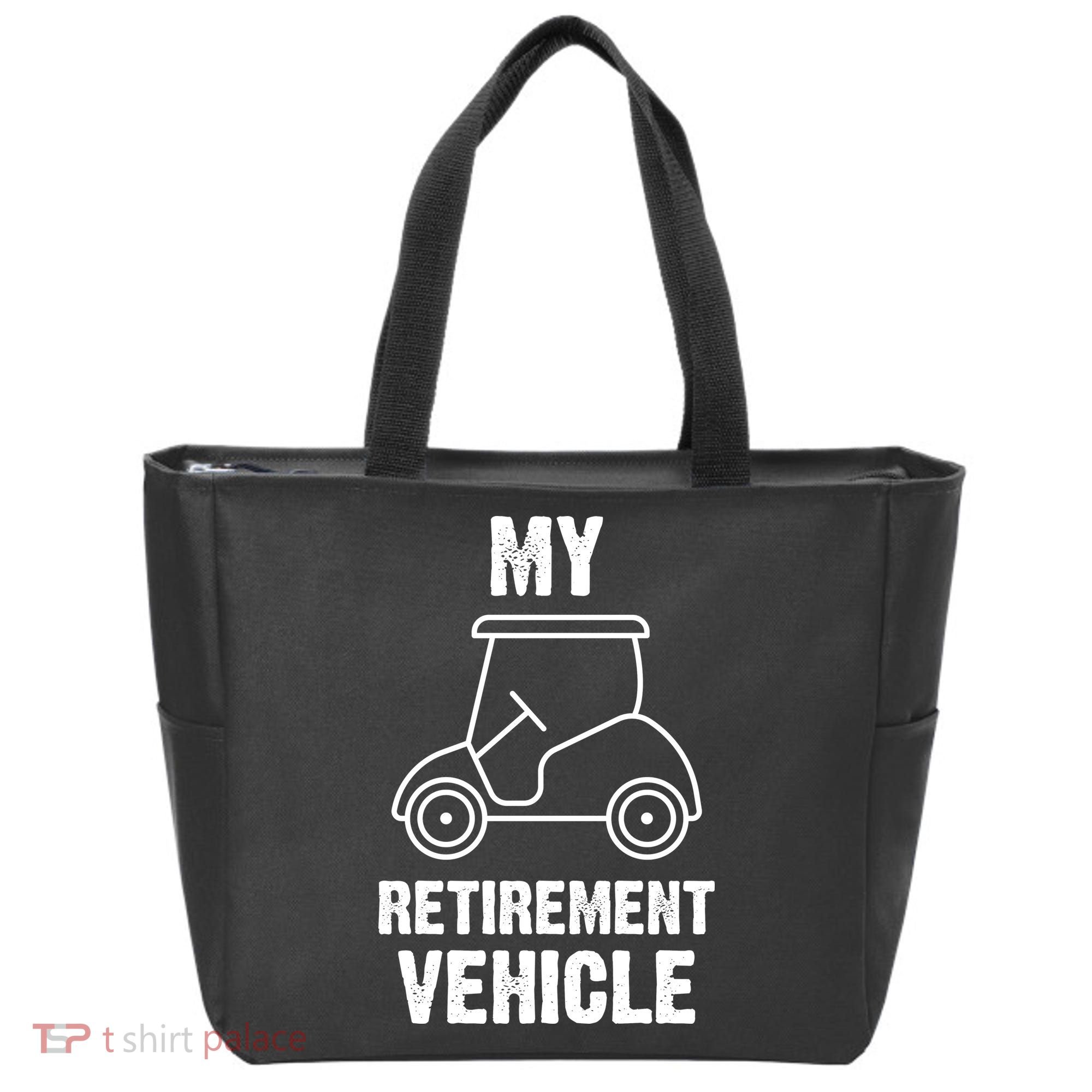 Funny Retirement Retired Golf Gift Tote Bag