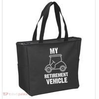 Funny Retirement Retired Golf Gift Tote Bag thumb 2