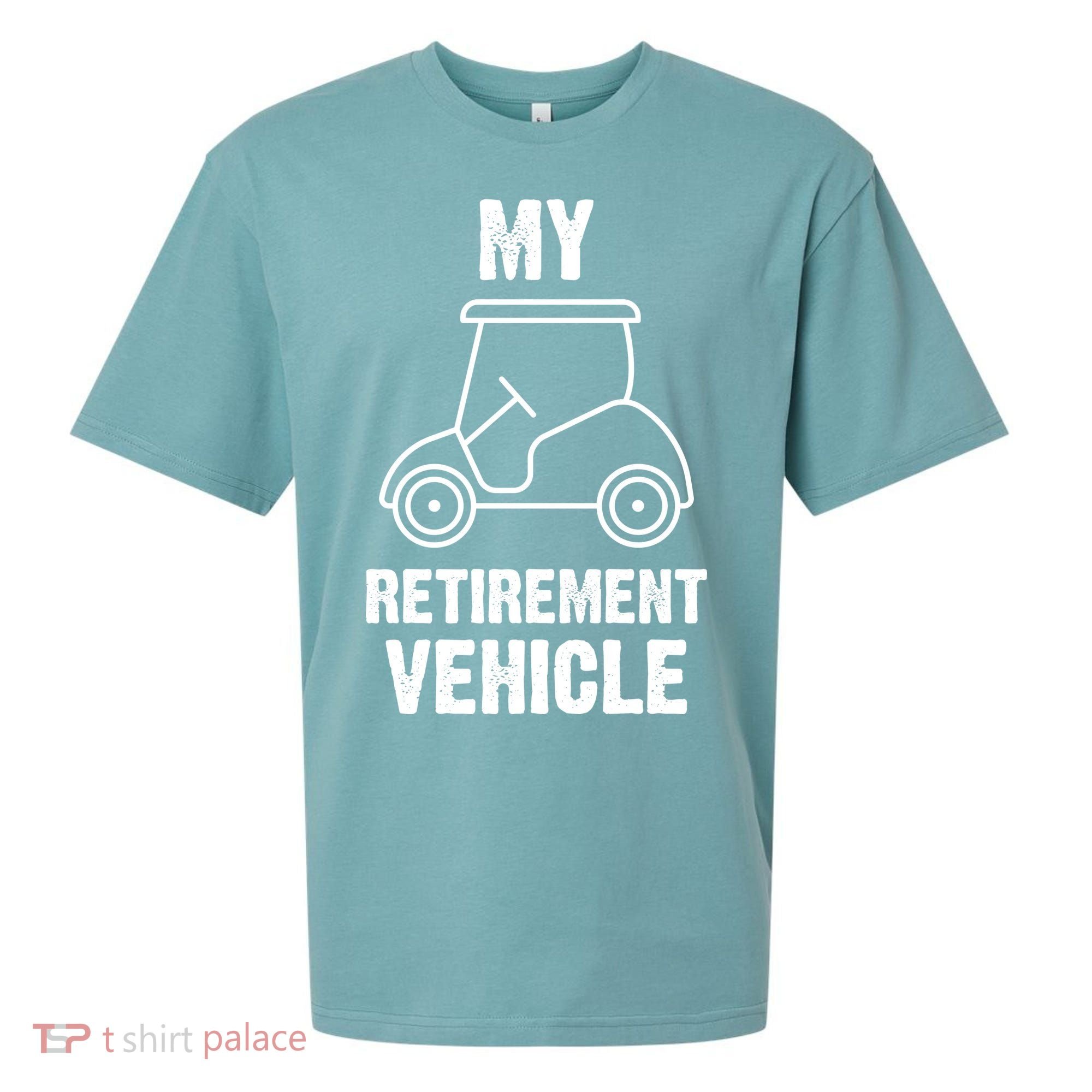 Funny Retirement Retired Golf Gift Sueded Cloud Jersey T-Shirt