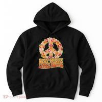 Funny Retro Sixties 60's Stay Trippy Little Hippie Peace Hoodie thumb 0