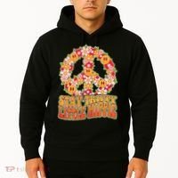 Funny Retro Sixties 60's Stay Trippy Little Hippie Peace Hoodie thumb 2