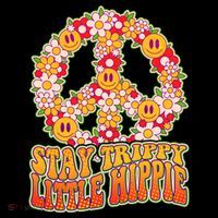 Funny Retro Sixties 60's Stay Trippy Little Hippie Peace Coffee Mug thumb 5