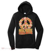 Funny Retro Sixties 60's Stay Trippy Little Hippie Peace Women's Hoodie thumb 0
