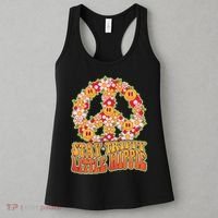 Funny Retro Sixties 60's Stay Trippy Little Hippie Peace Women's Tank Top thumb 3