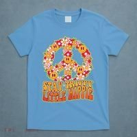 Funny Retro Sixties 60's Stay Trippy Little Hippie Peace T-Shirt thumb 4