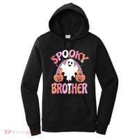 Family Retro Spooky Brother Groovy Retro Halloween Ghost Costume Gift Women's Hoodie thumb 0
