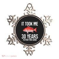 Funny Red Snapper Fishing 30th Birthday 30 Years To Fish Ornament thumb 0