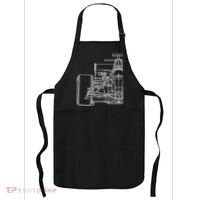Formula Racecar Schematic Race Car Driver Formula Racing Apron thumb 0