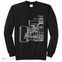Formula Racecar Schematic Race Car Driver Formula Racing Sweatshirt thumb 0