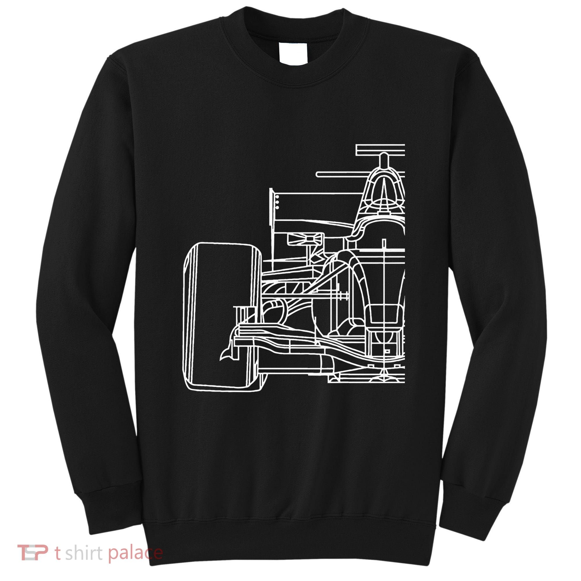 Formula Racecar Schematic Race Car Driver Formula Racing Sweatshirt