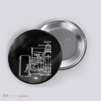Formula Racecar Schematic Race Car Driver Formula Racing Button thumb 0