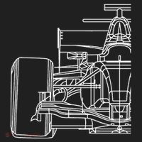 Formula Racecar Schematic Race Car Driver Formula Racing Beanie thumb 2