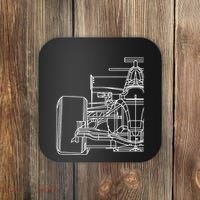 Formula Racecar Schematic Race Car Driver Formula Racing Coaster thumb 0
