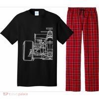 Formula Racecar Schematic Race Car Driver Formula Racing Pajama Set thumb 0