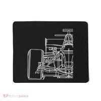 Formula Racecar Schematic Race Car Driver Formula Racing Mousepad thumb 0