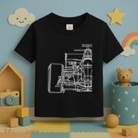 Formula Racecar Schematic Race Car Driver Formula Racing Toddler T-Shirt thumb 3