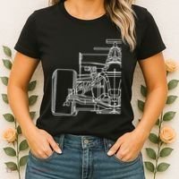 Formula Racecar Schematic Race Car Driver Formula Racing Women's T-Shirt thumb 2
