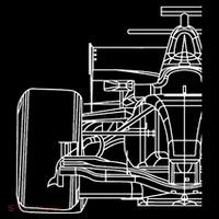 Formula Racecar Schematic Race Car Driver Formula Racing Women's T-Shirt thumb 6