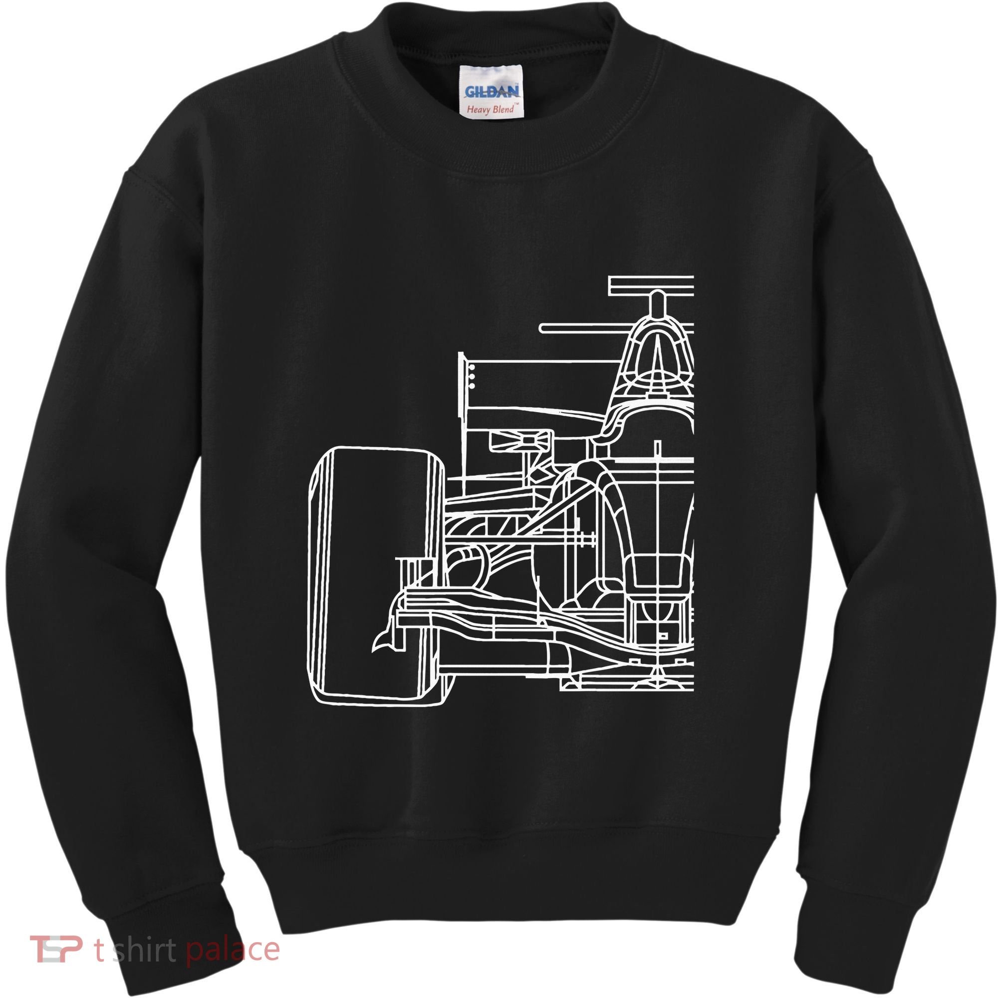 Formula Racecar Schematic Race Car Driver Formula Racing Kids Sweatshirt