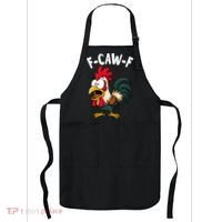 F-CAW-F Rooster Screaming Chicken Clucking Meme Apron thumb 0