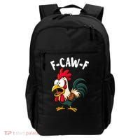 F-CAW-F Rooster Screaming Chicken Clucking Meme Backpack thumb 0