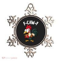 F-CAW-F Rooster Screaming Chicken Clucking Meme Ornament thumb 0