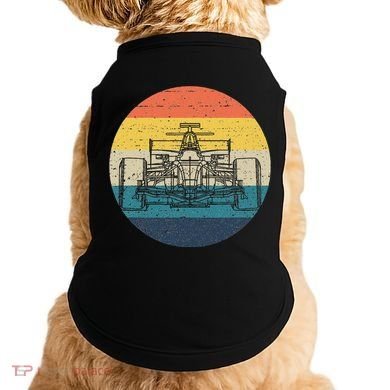 Formula Racecar Schematic Retro Formula Racecar Driver Doggie Tank