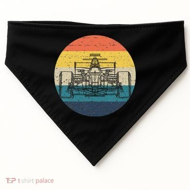Formula Racecar Schematic Retro Formula Racecar Driver USA-Made Doggie Bandana