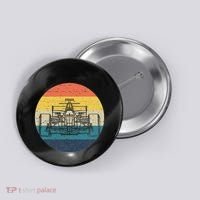 Formula Racecar Schematic Retro Formula Racecar Driver Button thumb 0
