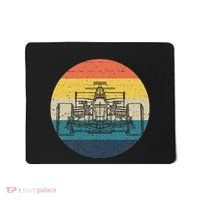 Formula Racecar Schematic Retro Formula Racecar Driver Mousepad thumb 0