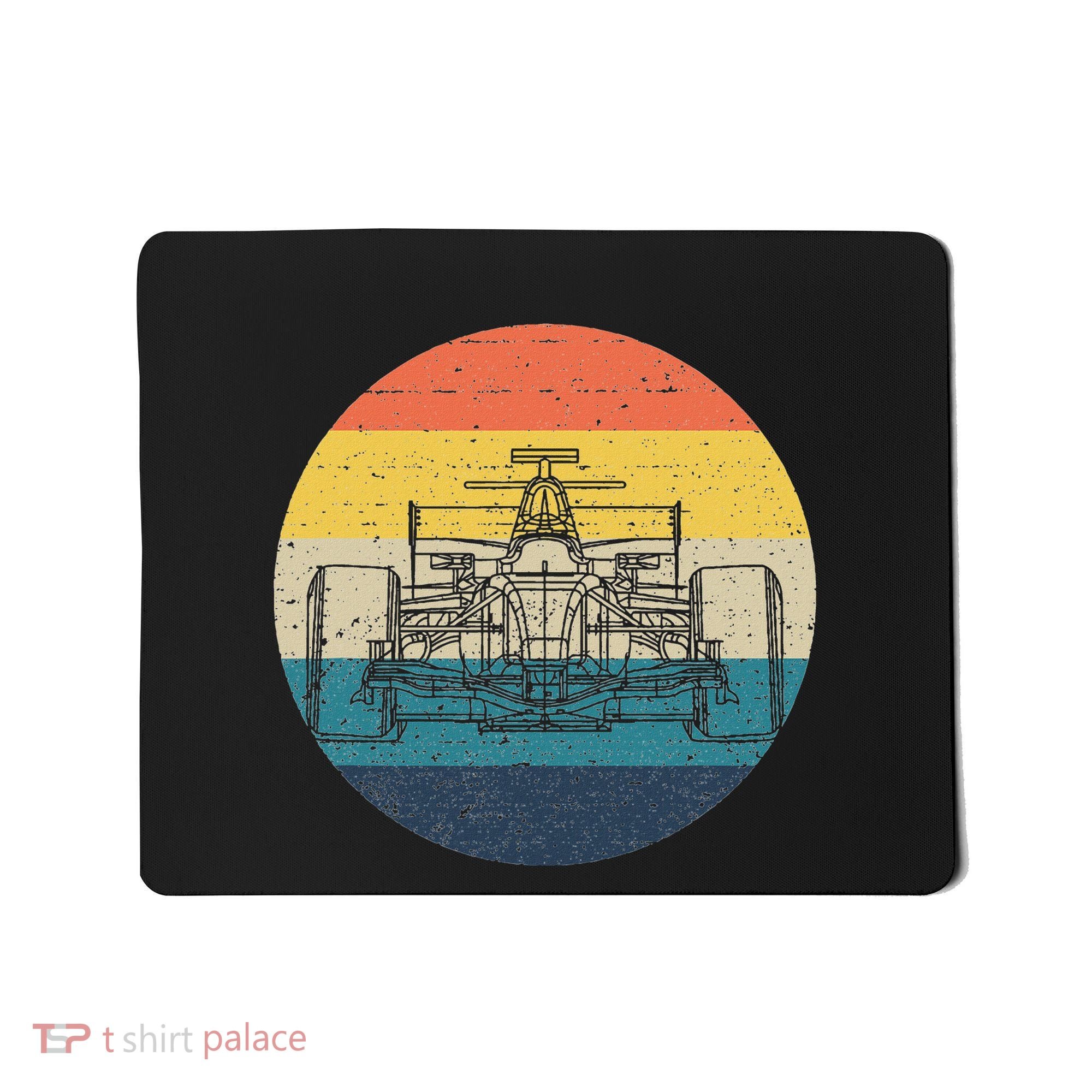 Formula Racecar Schematic Retro Formula Racecar Driver Mousepad