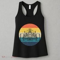 Formula Racecar Schematic Retro Formula Racecar Driver Women's Tank Top thumb 3