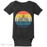 Formula Racecar Schematic Retro Formula Racecar Driver Baby Bodysuit thumb 0