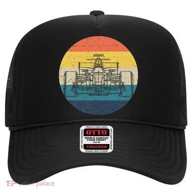 Formula Racecar Schematic Retro Formula Racecar Driver Hat