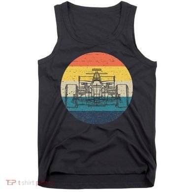 Formula Racecar Schematic Retro Formula Racecar Driver Tank Top