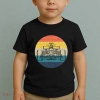 Formula Racecar Schematic Retro Formula Racecar Driver Toddler T-Shirt thumb 2