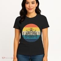 Formula Racecar Schematic Retro Formula Racecar Driver Women's T-Shirt thumb 4