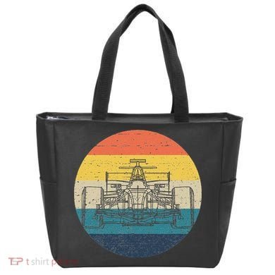 Formula Racecar Schematic Retro Formula Racecar Driver Tote Bag