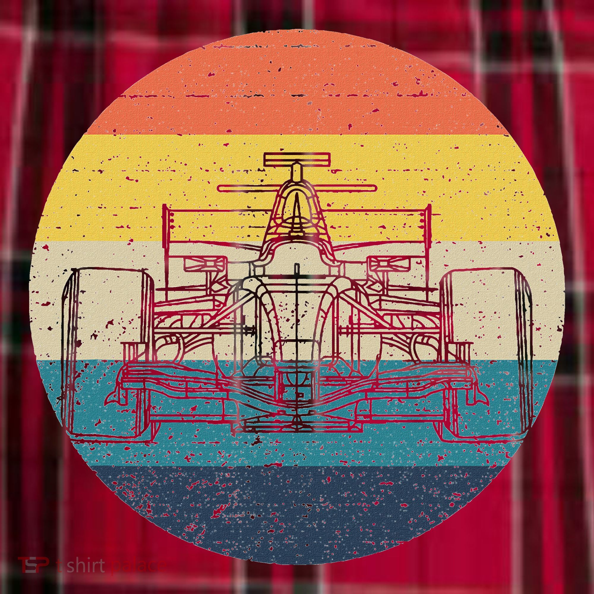 Formula Racecar Schematic Retro Formula Racecar Driver Women's Flannel Plaid Pajama Pants