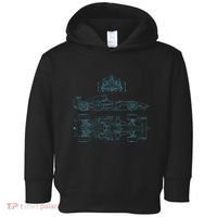 Formula Racecar Schematic Racing Formula Racecar Driver Toddler Hoodie thumb 0