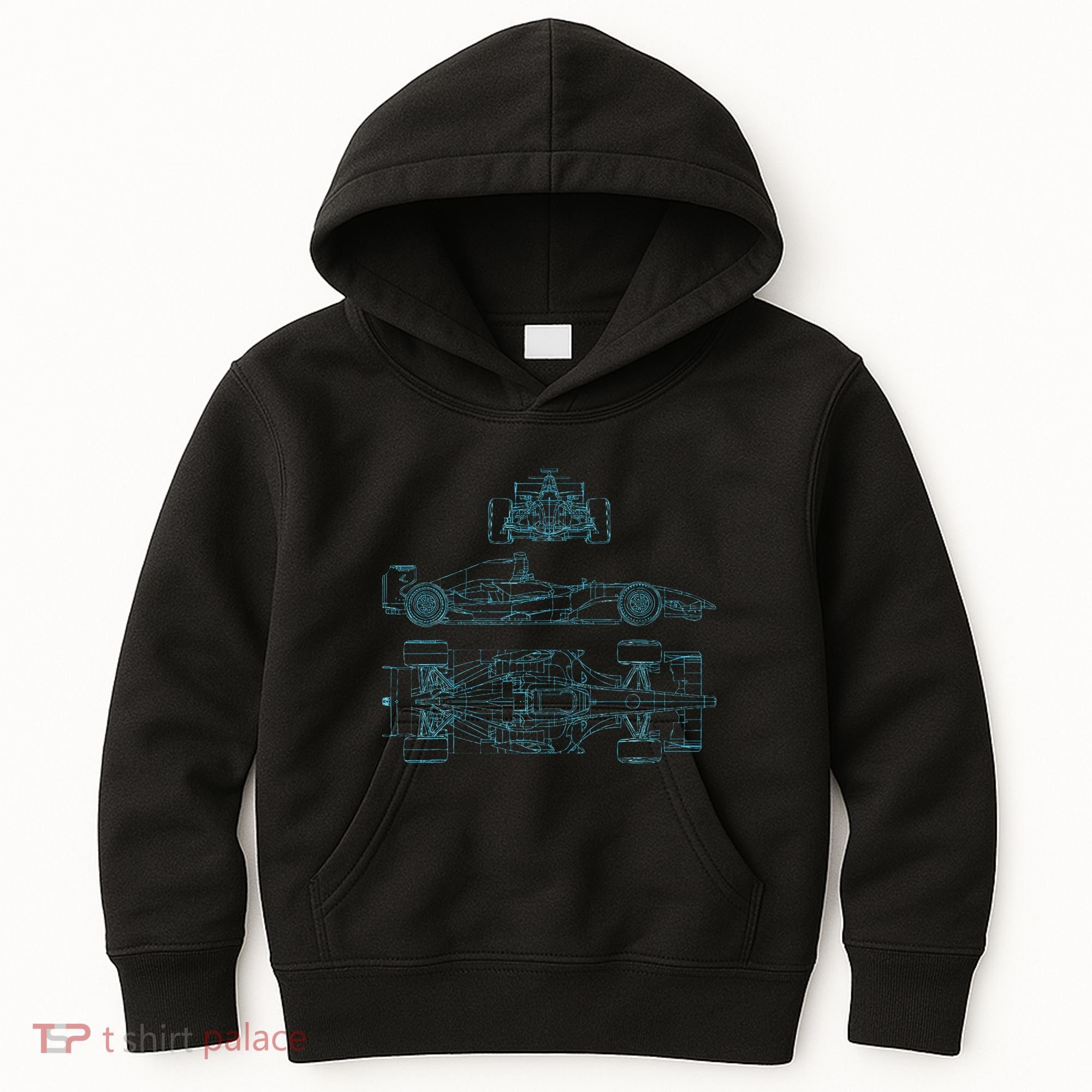 Formula Racecar Schematic Racing Formula Racecar Driver Kids Hoodie