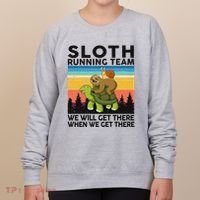 Funny Running Sloth Running Team Sloth Women's Sweatshirt thumb 0